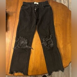 We the Free distressed Jean